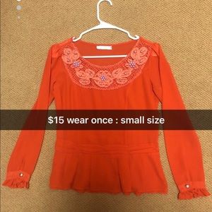 Oranger blouse